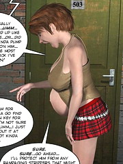 Blonde teen with totally blameless body gets her portion of hard incest sex